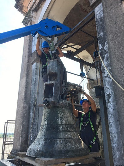 Smontaggio campana a Resana 